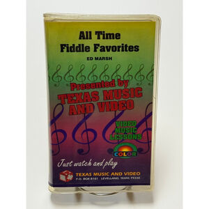 Texas Music & Video - All Time Fiddle Favorites by Ed Marsh VHS Tape